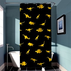 Dinosaurs Pattern Shower Curtain 36  X 72  (stall)  by ValentinaDesign