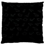 Dinosaurs pattern Large Flano Cushion Case (Two Sides) Front