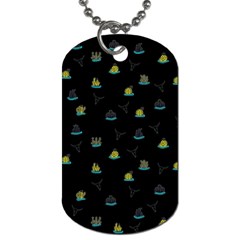 Cactus pattern Dog Tag (Two Sides)