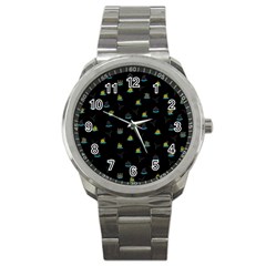 Cactus pattern Sport Metal Watch