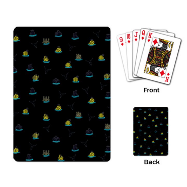 Cactus pattern Playing Card