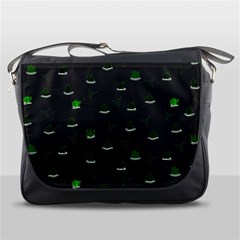 Cactus Pattern Messenger Bags by ValentinaDesign