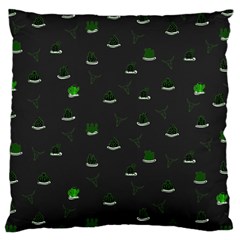 Cactus Pattern Large Cushion Case (one Side) by ValentinaDesign