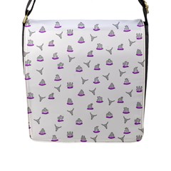 Cactus Pattern Flap Messenger Bag (l)  by ValentinaDesign