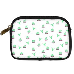 Cactus Pattern Digital Camera Cases by ValentinaDesign