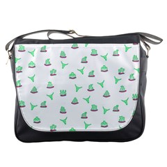 Cactus Pattern Messenger Bags by ValentinaDesign