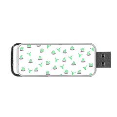 Cactus Pattern Portable Usb Flash (one Side) by ValentinaDesign