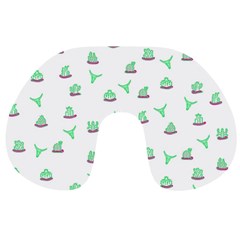 Cactus Pattern Travel Neck Pillows by ValentinaDesign