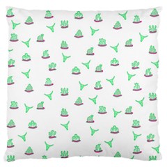 Cactus Pattern Standard Flano Cushion Case (one Side) by ValentinaDesign