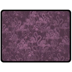 Flamingo Pattern Fleece Blanket (large)  by ValentinaDesign