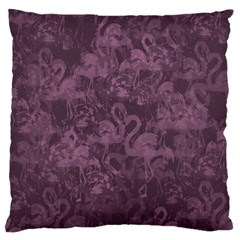 Flamingo Pattern Large Cushion Case (one Side) by ValentinaDesign