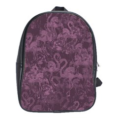 Flamingo Pattern School Bags (xl)  by ValentinaDesign