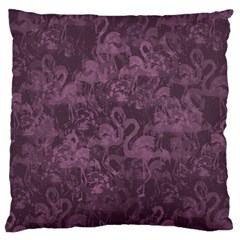 Flamingo Pattern Standard Flano Cushion Case (two Sides) by ValentinaDesign