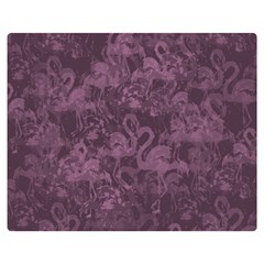 Flamingo Pattern Double Sided Flano Blanket (medium)  by ValentinaDesign