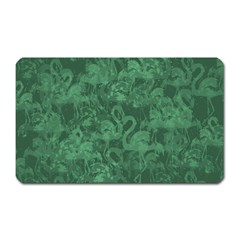 Flamingo Pattern Magnet (rectangular) by ValentinaDesign