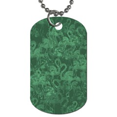 Flamingo Pattern Dog Tag (one Side) by ValentinaDesign