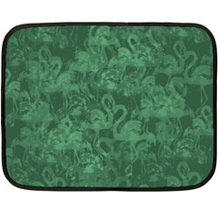 Flamingo Pattern Fleece Blanket (mini) by ValentinaDesign