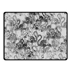 Flamingo Pattern Fleece Blanket (small) by ValentinaDesign