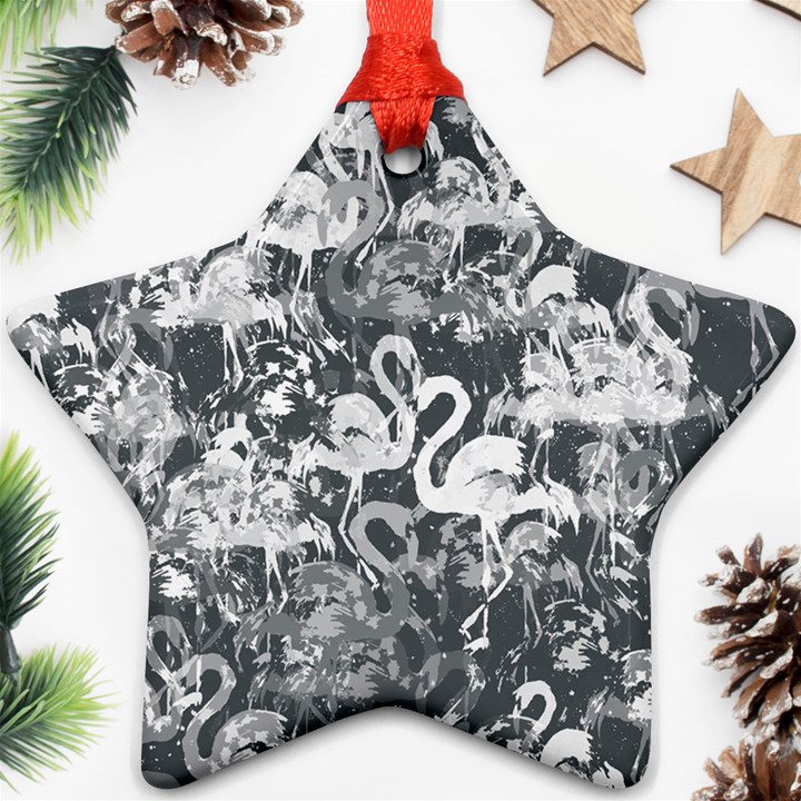 Flamingo pattern Ornament (Star)