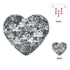 Flamingo Pattern Playing Cards (heart)  by ValentinaDesign