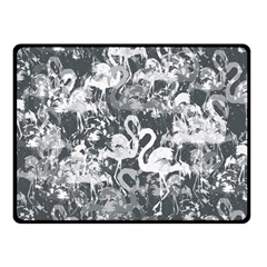 Flamingo Pattern Fleece Blanket (small) by ValentinaDesign