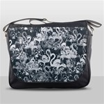 Flamingo pattern Messenger Bags Front