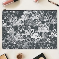 Flamingo Pattern Cosmetic Bag (xxxl)  by ValentinaDesign