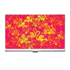 Flamingo Pattern Business Card Holders by ValentinaDesign