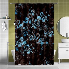 Flamingo Pattern Shower Curtain 48  X 72  (small)  by ValentinaDesign