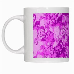 Flamingo Pattern White Mugs by ValentinaDesign