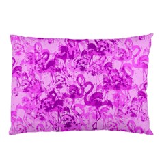 Flamingo Pattern Pillow Case (two Sides) by ValentinaDesign