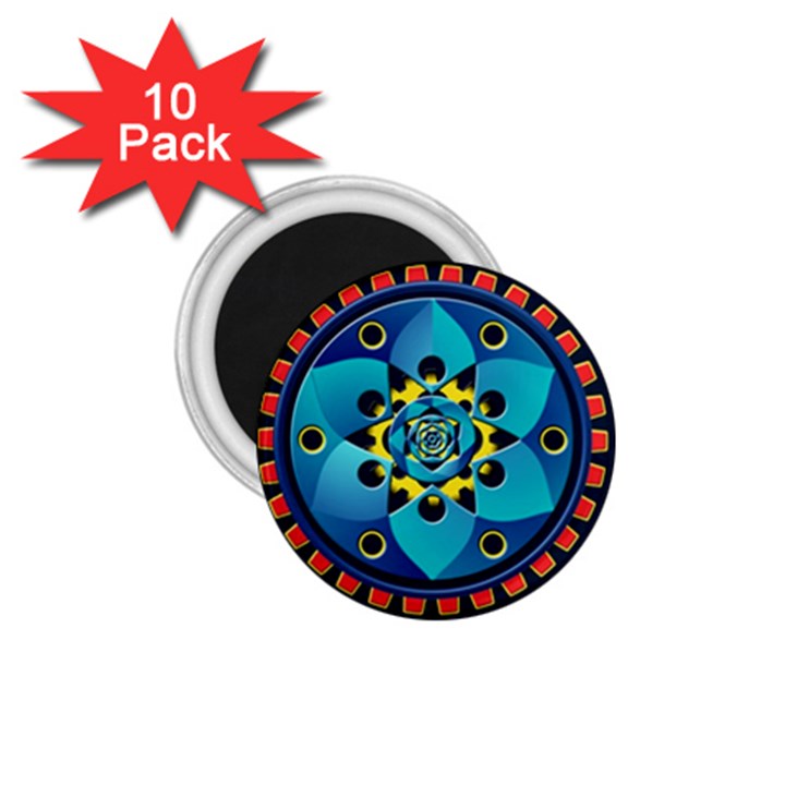 Abstract Mechanical Object 1.75  Magnets (10 pack) 