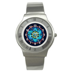 Abstract Mechanical Object Stainless Steel Watch