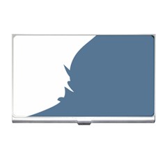 Blue White Hill Business Card Holders by Mariart