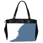 Blue White Hill Office Handbags (2 Sides)  Back