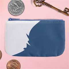 Blue White Hill Large Coin Purse