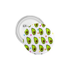 Avocado Seeds Green Fruit Plaid 1 75  Buttons by Mariart