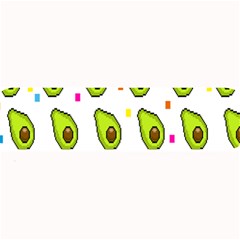 Avocado Seeds Green Fruit Plaid Large Bar Mats