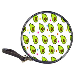 Avocado Seeds Green Fruit Plaid Classic 20-cd Wallets