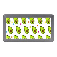 Avocado Seeds Green Fruit Plaid Memory Card Reader (mini) by Mariart