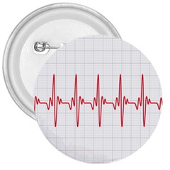 Cardiogram Vary Heart Rate Perform Line Red Plaid Wave Waves Chevron 3  Buttons by Mariart