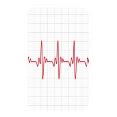 Cardiogram Vary Heart Rate Perform Line Red Plaid Wave Waves Chevron Memory Card Reader by Mariart