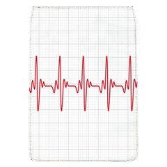 Cardiogram Vary Heart Rate Perform Line Red Plaid Wave Waves Chevron Flap Covers (l)  by Mariart