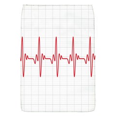 Cardiogram Vary Heart Rate Perform Line Red Plaid Wave Waves Chevron Flap Covers (s)  by Mariart