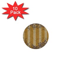 Wall Paper Old Line Vertical 1  Mini Buttons (10 Pack) 