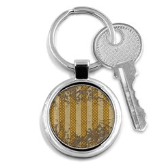 Wall Paper Old Line Vertical Key Chains (round) 