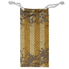 Wall Paper Old Line Vertical Jewelry Bag by Mariart