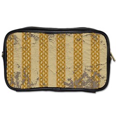 Wall Paper Old Line Vertical Toiletries Bags 2-side by Mariart