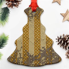 Wall Paper Old Line Vertical Ornament (christmas Tree)  by Mariart