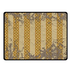 Wall Paper Old Line Vertical Double Sided Fleece Blanket (small)  by Mariart